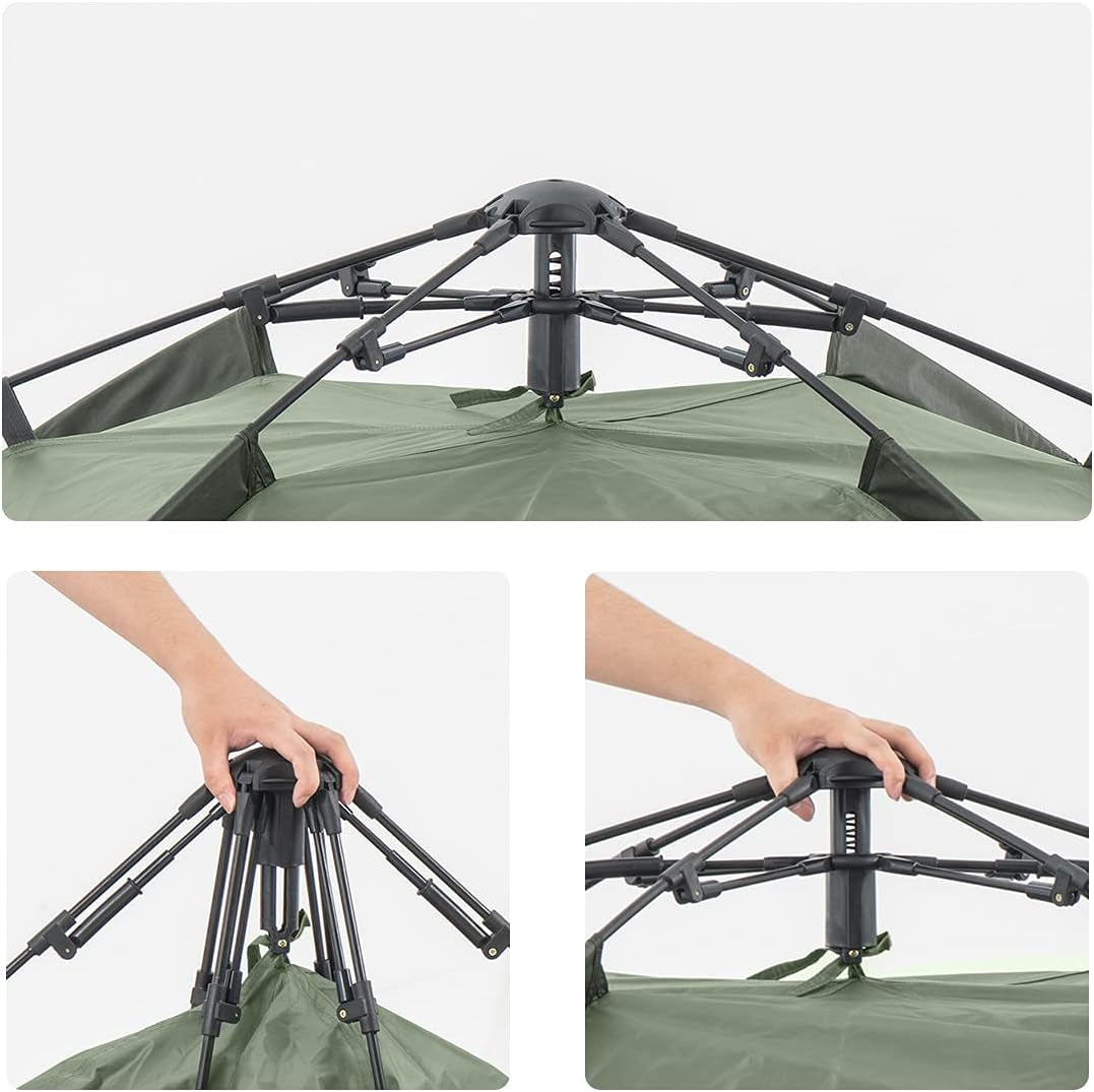3-4 Person Pop up Tent - Easy Setup Instant Tent for Camping and Hiking