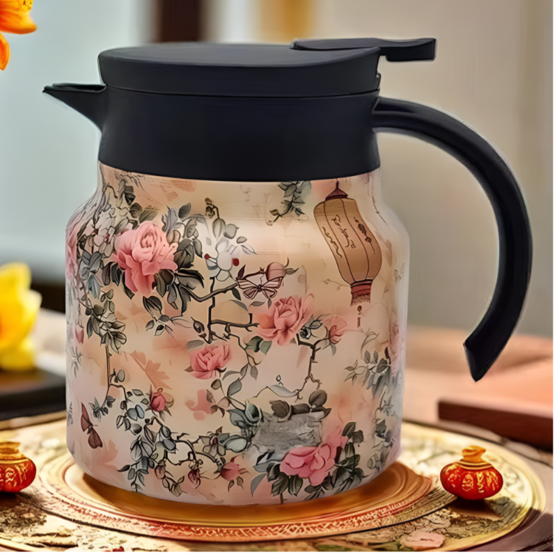 Vintage Thermal Insulation Tea & Coffee Pot – Keep Your Drinks Hot in Style